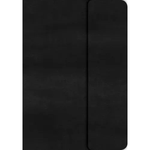KJV Large Print Compact Reference Bible, Black Leathertouch with Magnetic Flap