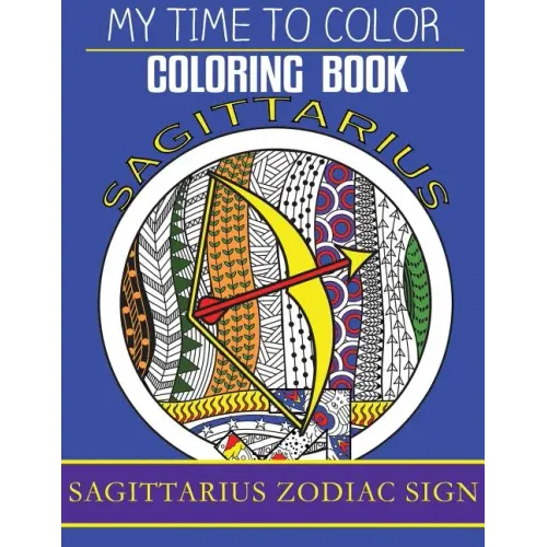 Sagittarius Zodiac Sign - Adult Coloring Book