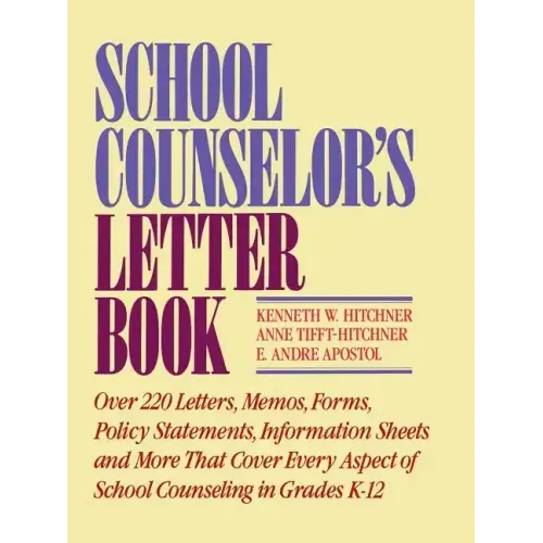 School Counselor's Letter Book