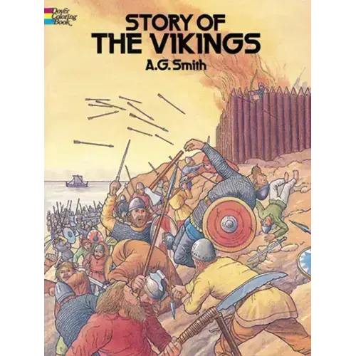 Story of the Vikings Coloring Book