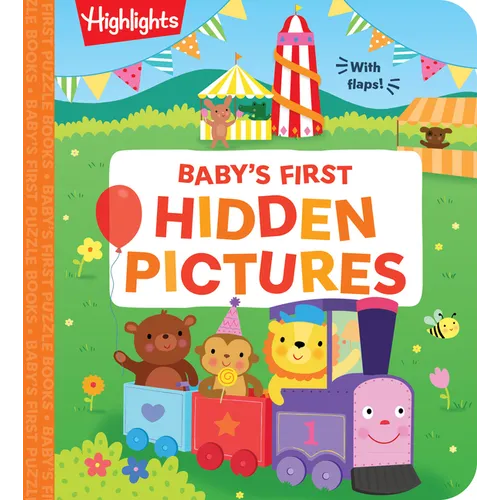 Baby's First Hidden Pictures: Lift the Flap Book with Learning Puzzles for Babies, Seek-And-Find Activity Book with Interactive & Sensory Puzzles