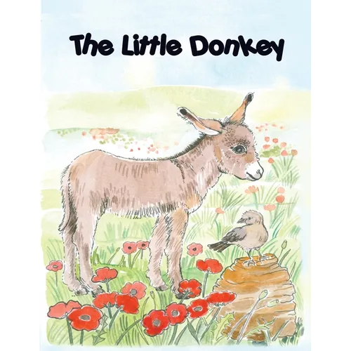 THE LITTLE DONKEY, children's colouring book