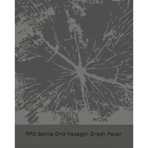RPG Battle Grid Hexagon Graph Paper: Honeycomb Hex Tiles for Tactical Game Strategy Planning