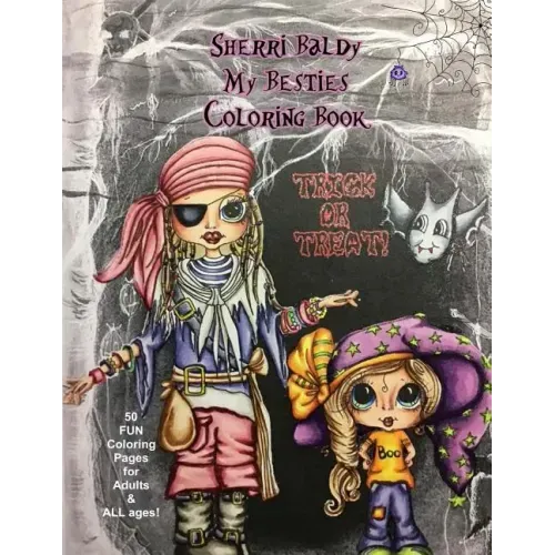 Sherri Baldy My Besties Coloring Book Trick or Treat