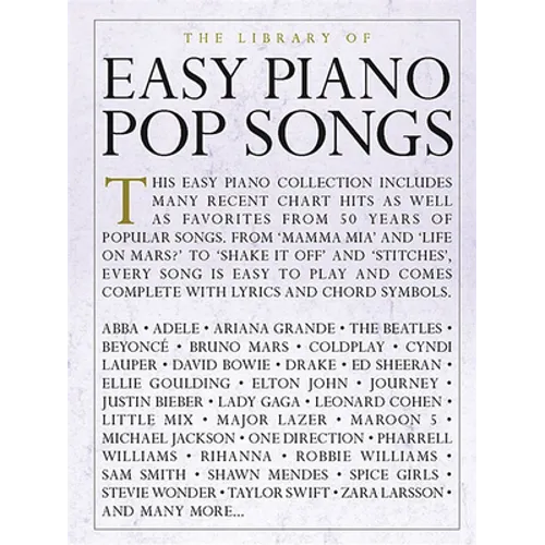 The Library of Easy Piano Pop Songs