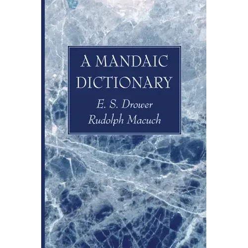 A Mandaic Dictionary
