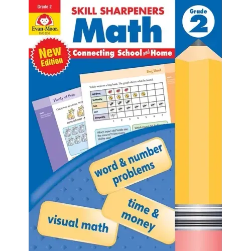 Skill Sharpeners: Math, Grade 2 Workbook