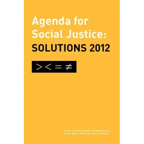 Agenda for Social Justice: Solutions 2012