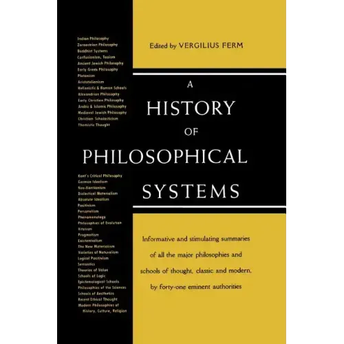 A History of Philosolphical Systems