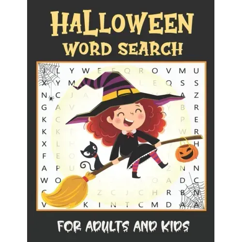 Halloween Word Search For Adults: Large Print Word Search Puzzle Book Fun For Adults And Kids