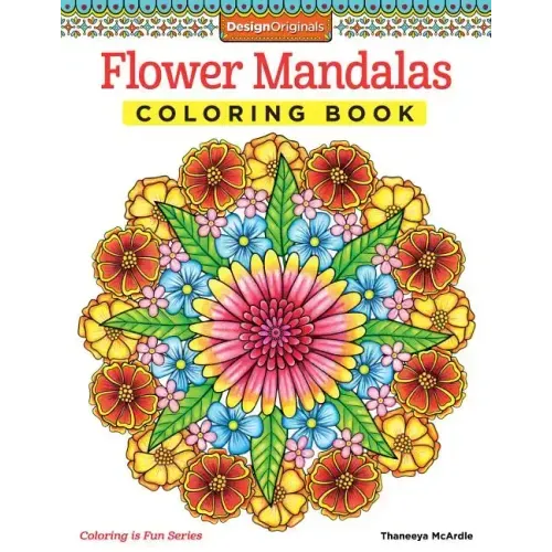 Flower Mandalas Coloring Book