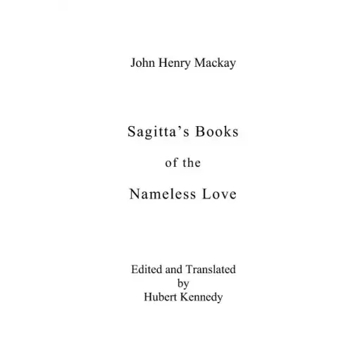 Sagitta's Books of the Nameless Love