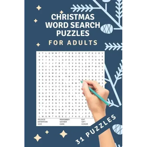 Christmas Word Search Puzzles: 31 word search puzzles - for adults, teens and grown-ups - fun time for christmas - christmas theme - christmas gift -