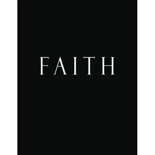 Faith: Black and White Decorative Book to Stack Together on Coffee Tables, Bookshelves and Interior Design - Add Bookish Char