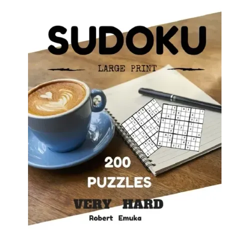 Sudoku Large Print 200 Puzzles Very Hard: Puzzles Books (Very Hard)