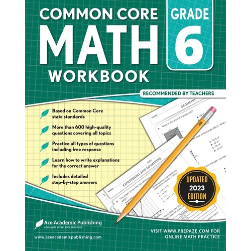 Common Core Math Workbook: Grade 6