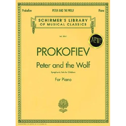 Peter and the Wolf: Schirmer Library of Classics Volume 2041 Piano Solo
