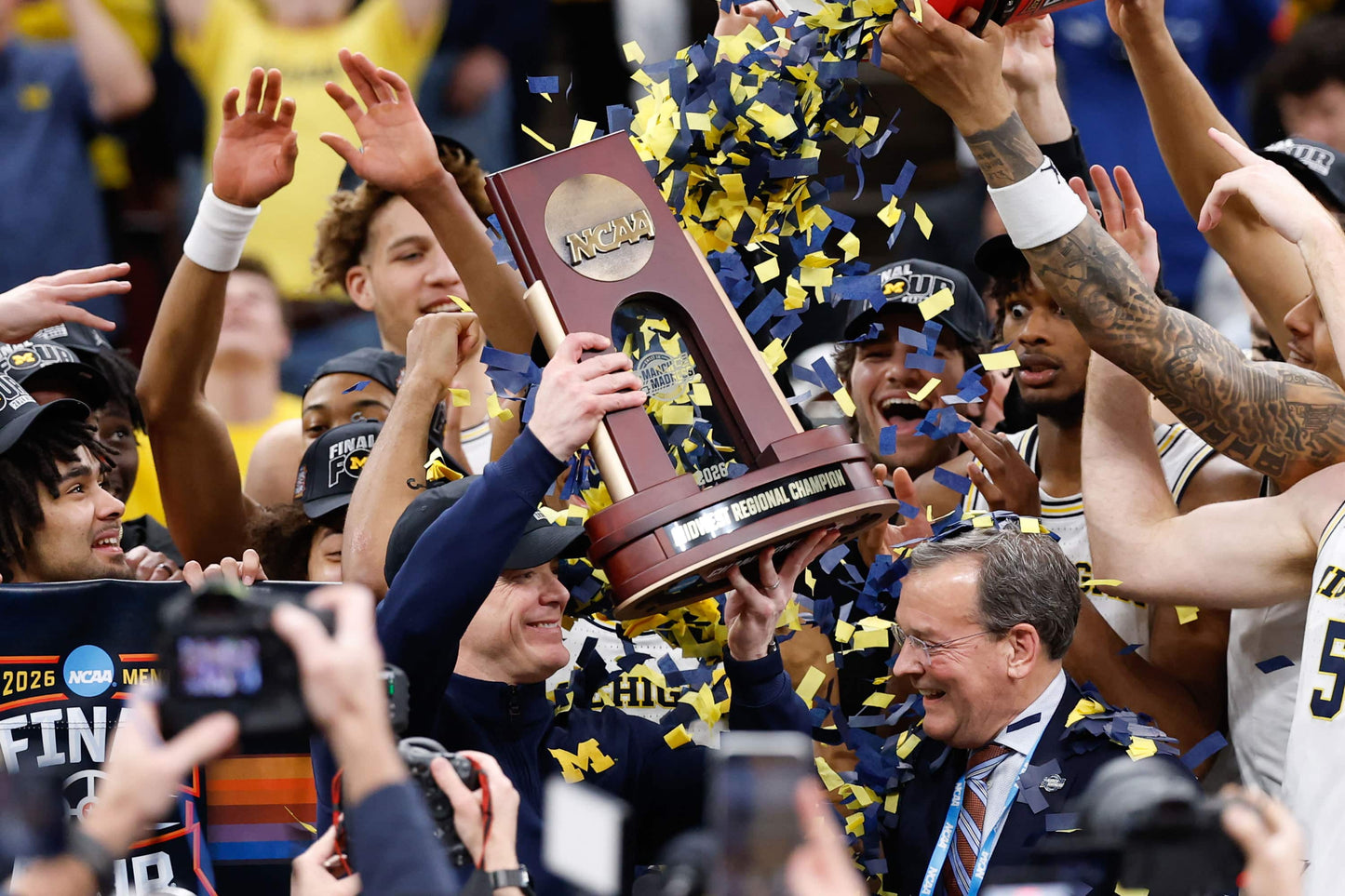 MAIZE THE ROOF: How the Michigan Wolverines Dominated College Basketball Book (Pediment)  - PREORDER ships 06/05/2026