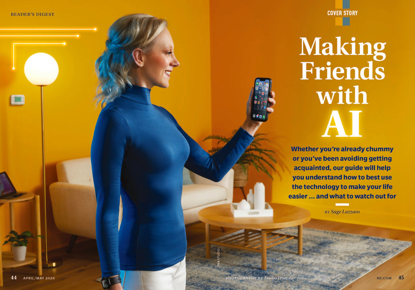 Reader's Digest - Making Friends With AI: Smart Steps & Safeguards, Free Fixes For Broken Stuff, The Science Of Aggravation, The Search For The Missing Skateboarder, Impulse Buying A Home & More!