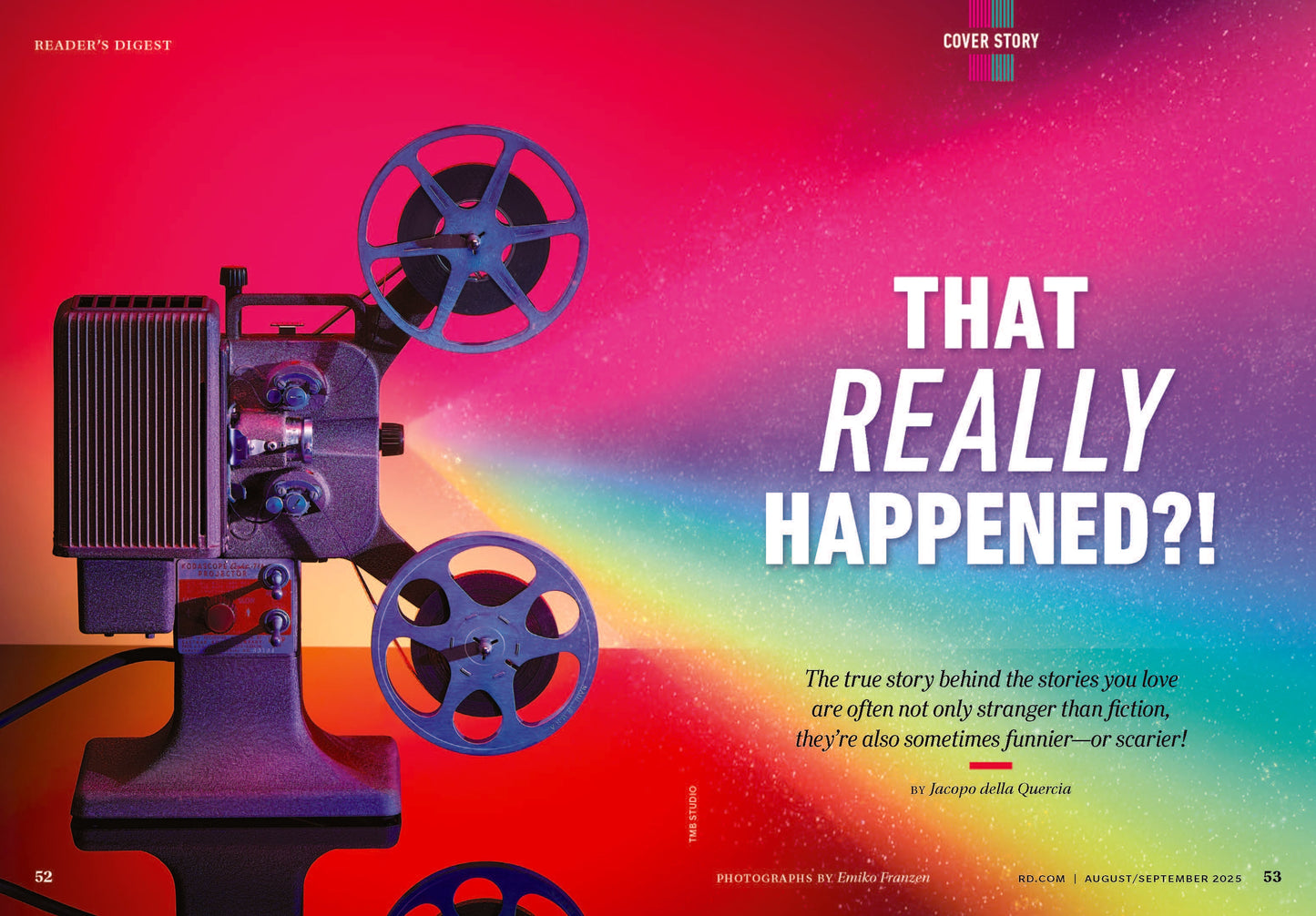 Reader's Digest - Unlock Your Inner Genius: Incredible Origin Stories, Ignite Creativity, Brain Breakthroughs, Heroic Tales, AI Art Friendships, Dull Men's Club, Stanley Tucci's Kitchen Wisdom & More!