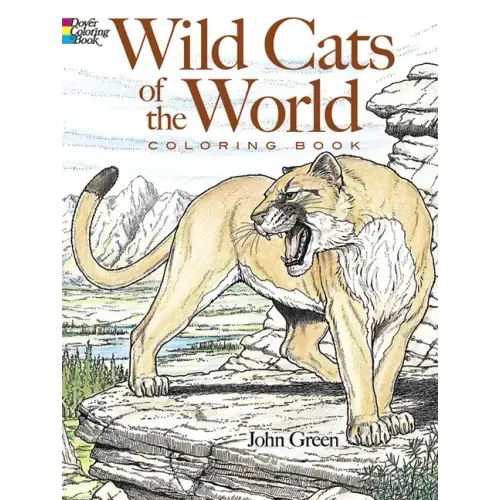 Wild Cats of the World Coloring Book