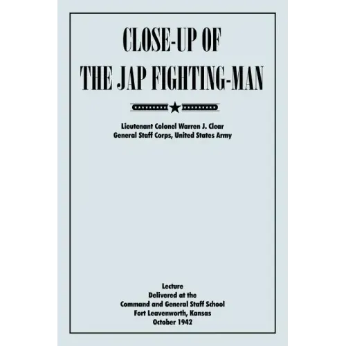 Close-Up of the Jap Fighting Man
