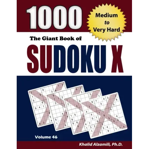 The Giant Book of Sudoku X: 1000 Medium to Very Hard Puzzles