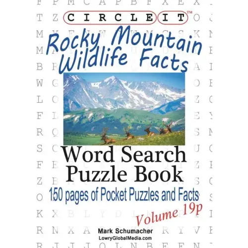 Circle It, Rocky Mountain Wildlife Facts, Pocket Size, Word Search, Puzzle Book