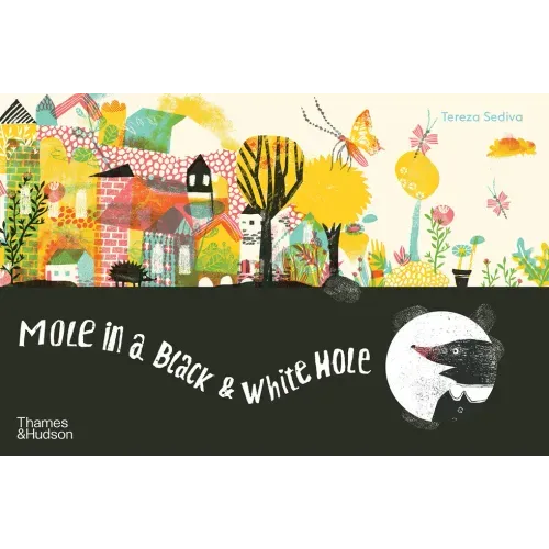 Mole in a Black and White Hole