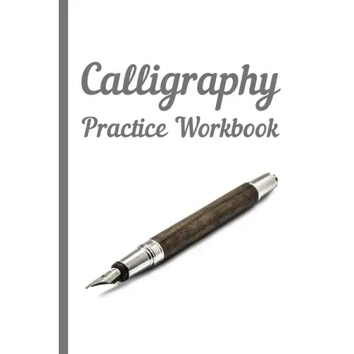 Calligraphy: Practice Workbook 6x9 50 paged calligraphy practice notebook exercise book - 25 pages of slant grid and 25 pages for c