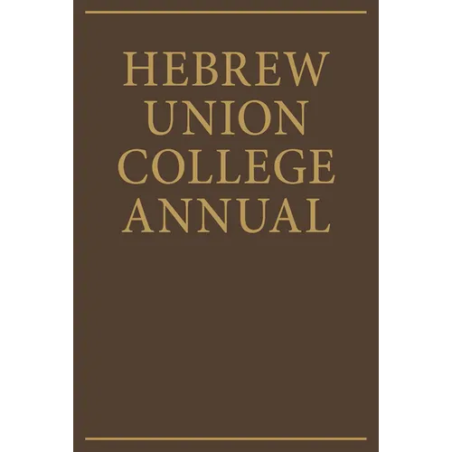 Hebrew Union College Annual Volume 23 Pt.2