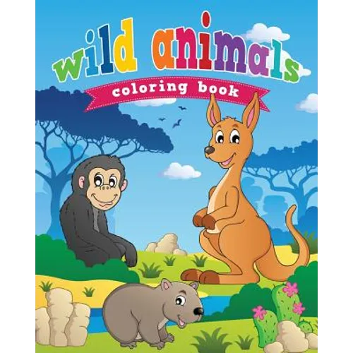 Wild Animals Coloring Book