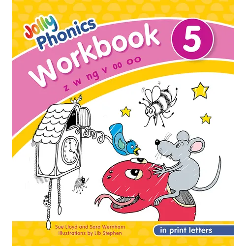 Jolly Phonics Workbook 5: In Print Letters (American English Edition)