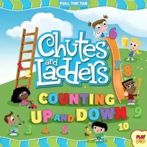 Chutes and Ladders: Counting Up and Down: (Hasbro Board Game Books, Preschool Math, Numbers, Pull-The-Tab Book)