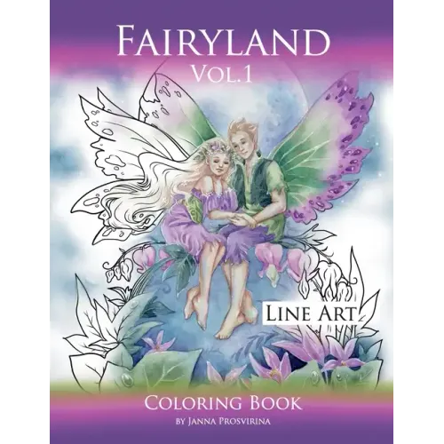 Fairyland Vol.1: Line Art Coloring Book