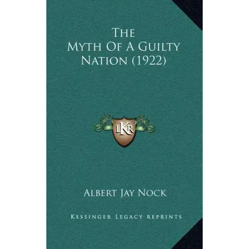 The Myth Of A Guilty Nation (1922)