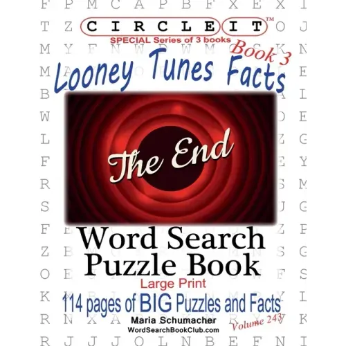 Circle It, Looney Tunes Facts, Book 3, Word Search, Puzzle Book