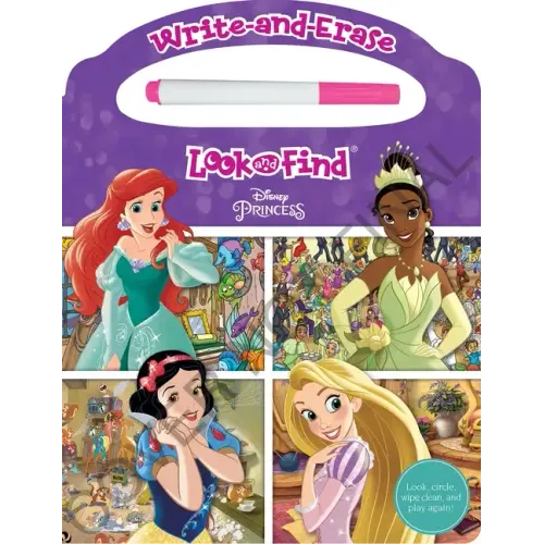 Disney Princess: Write-And-Erase Look and Find