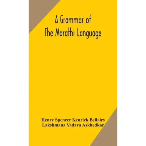A grammar of the Marathi language