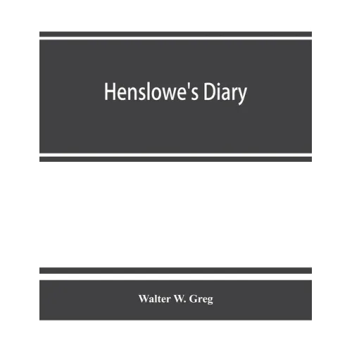 Henslowe's diary
