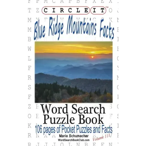 Circle It, Blue Ridge Mountains Facts, Word Search, Puzzle Book