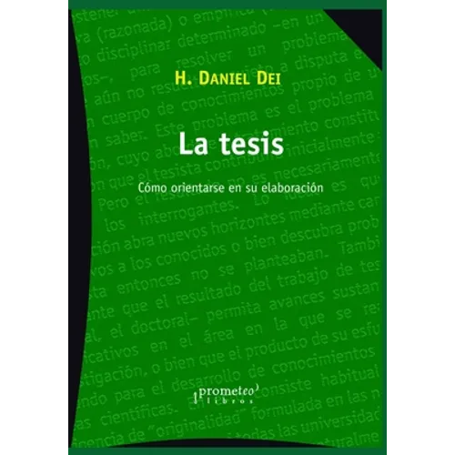 La tesis: Cómo orientarse en su elaboración