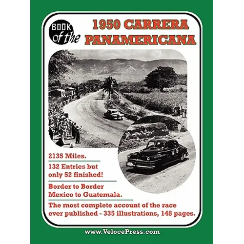 Book of the 1950 Carrera Panamericana - Mexican Road Race
