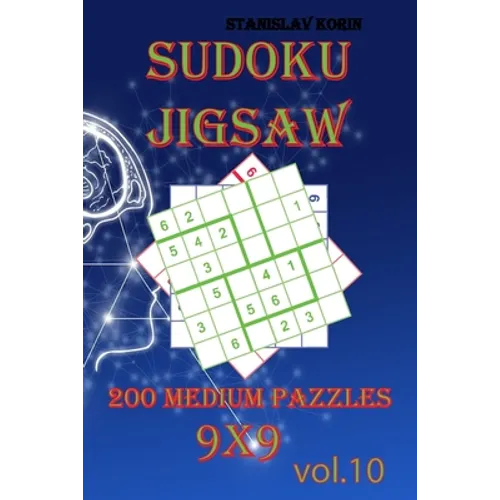 Sudoku Jigsaw: 200 Medium Puzzles 9x9 vol. 10