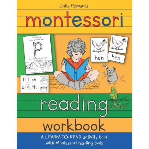 Montessori Reading Workbook: A LEARN TO READ activity book with Montessori reading tools