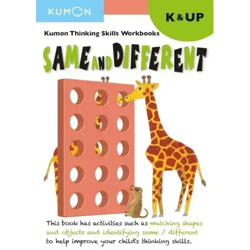 Kumon Thinking Skills Workbooks K: Same and Different