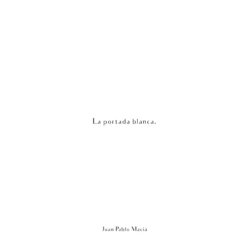 La portada blanca.