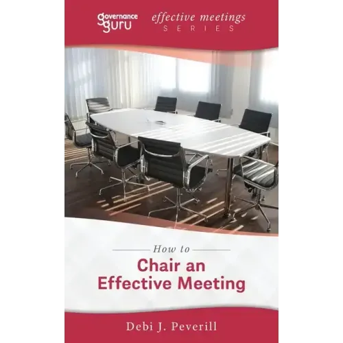 How to Chair an Effective Meeting
