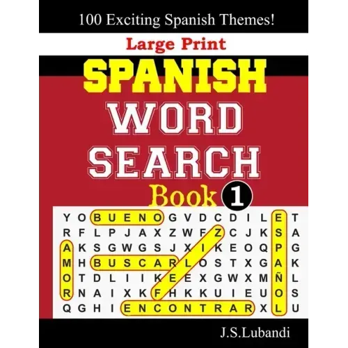 Large Print SPANISH WORD SEARCH Book;1