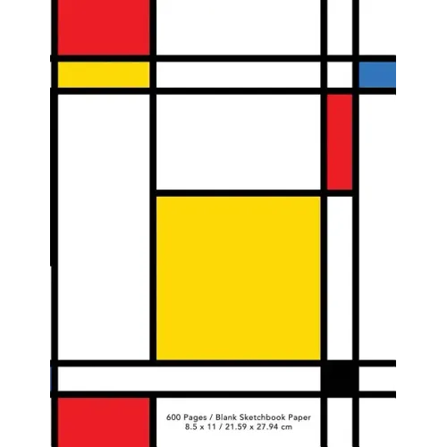 The World's Largest Sketchbook: Neoplasticism Abstract Art Draw, Doodle, or Sketch